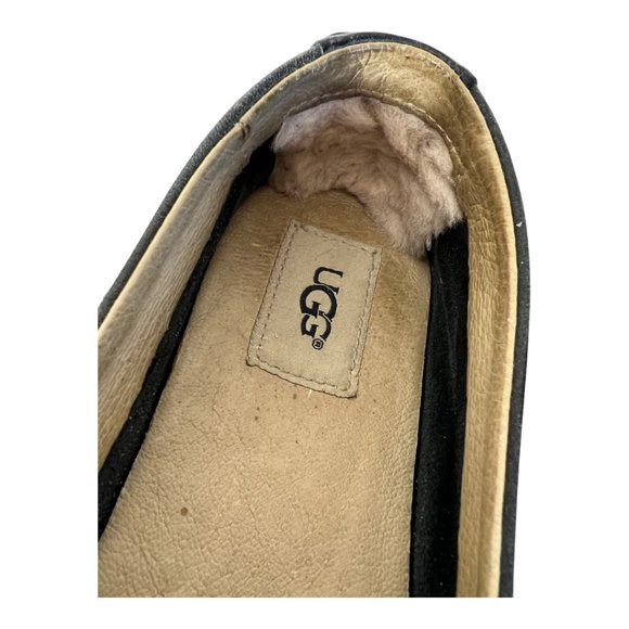 Ugg Leather Slip On Loafers - Picture 3 of 7